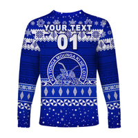 (Custom Personalised) Tupou College Toloa Old Boys Christmas Long Sleeve Shirt Simple Style LT8 - Polynesian Pride
