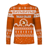 Tailulu College Christmas Long Sleeve Shirt Simple Style LT8 - Polynesian Pride
