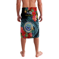 Federated States of Micronesia Lavalava Hibiscus Flowers FSM Seal Polynesian LT14 - Polynesian Pride
