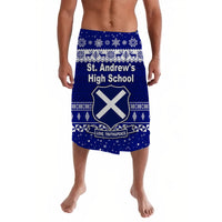 Tonga St. Andrew s High School Christmas Lavalava Simple Style LT8 Blue - Polynesian Pride