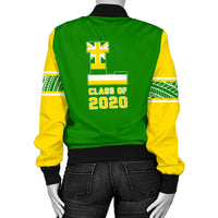 (Personalized) Hawaii Bomber Jacket - Leilehua High Custom Your Class Bomber Jacket AH - Polynesian Pride