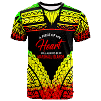Marshall IslandsT Shirt A Piece Of My Heart Unisex Art - Polynesian Pride