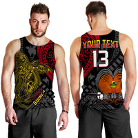 (Custom Text and Number) Papua New Guinea Men Tank Top Raggiana Birds Of Paradise Happy 47th Independence Day LT13 - Polynesian Pride