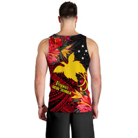Papua New Guinea Men Tank Top Bird of Paradise LT13 - Polynesian Pride