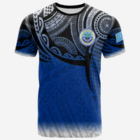 Federated States of Micronesia T Shirt Tattoo Pattern Unisex Blue - Polynesian Pride