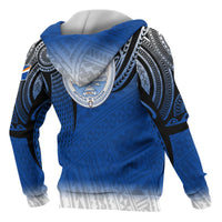 Marshall Islands Polynesian Zip up Hoodie Tattoo Pattern - Polynesian Pride