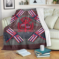 Hawaiian Flag Royal Premium Blanket - AH - Polynesian Pride