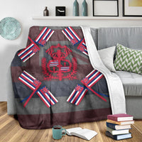 Hawaiian Flag Royal Premium Blanket - AH - Polynesian Pride