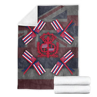Hawaiian Flag Royal Premium Blanket - AH - Polynesian Pride