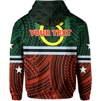 Custom Penama Province Zip Hoodie of Vanuatu Polynesian Patterns Mix Sand Drawing LT6 - Polynesian Pride
