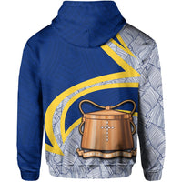 Tokelau Rugby Zip Hoodie Polynesian - Polynesian Pride