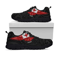 Tonga Sneakers - Flag Wing Sport Style - Polynesian Pride