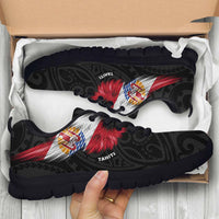 Tahiti Sneakers - Flag Wing Sport Style - Polynesian Pride