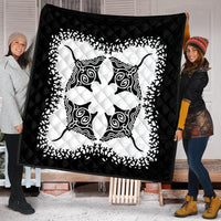 Hawaii Quilt - Manta Ray Quilting Style Quilt - AH - Polynesian Pride