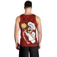 Tonga Men's Tank Top - Coconut Dishes - Polynesian Pride