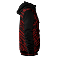Pohnpei Hoodie Micronesian Portion Red Version - Polynesian Pride