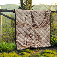 New Caledonia Premium Quilt - Hibiscus Flowers Vintage Style - Polynesian Pride