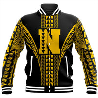 Hawaii Baseball Jacket - Nanakuli High Baseball Jacket - AH Unisex Black - Polynesian Pride