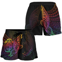 Nauru Women's Shorts - Butterfly Polynesian Style - Polynesian Pride