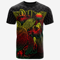 Nauru T Shirt Nauru Flag Turtle Hibiscus Reggae Unisex Reggae - Polynesian Pride