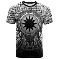 Nauru T Shirt Circle Pattern Black Unisex Black - Polynesian Pride