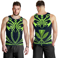 Hawaii Kanaka Polynesian Football Jersey Men's Tank Top - Navy - Bernice - AH Navy - Polynesian Pride