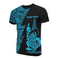New Caledonia Custom T Shirt Polynesian Pattern Neon Style Unisex Neon - Polynesian Pride