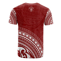 Niue All Over T Shirt Niue Seal Polynesian Tribal Red Version - Polynesian Pride