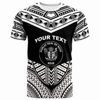 Niue Custom T Shirt Tribal Pattern Cool Style White Color Unisex White - Polynesian Pride