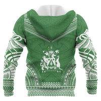 Norfolk Island Polynesian Chief Custom Hoodie Flag Version Unisex Blue - Polynesian Pride