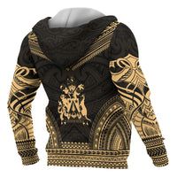 Norfolk Island Polynesian Chief Custom Hoodie Gold Version - Polynesian Pride