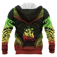 Norfolk Island Polynesian Chief Custom Hoodie Reggae Version Unisex Reggae - Polynesian Pride