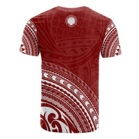 Northern Mariana Islands All Over T Shirt Northern Mariana Islands Flag Polynesian Tribal Red Version - Polynesian Pride