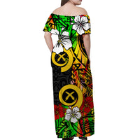 Custom Matching Hawaiian Shirt and Dress Vanuatu Polynesia Tie Dye Hibiscus Flowers LT13 - Polynesian Pride