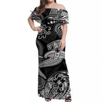 Hawaii Hammer Shark Polynesian Matching Dress and Hawaiian Shirt Matching Couples Outfit Unique Style Black LT8 - Polynesian Pride