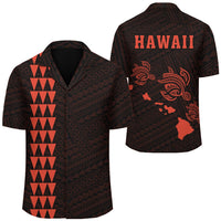 Kakau Polynesian Three Turtles Map Hawaii Shirt - Orange Unisex Orange - Polynesian Pride