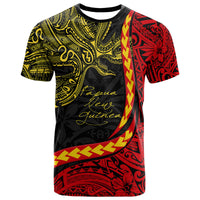 Papua New Guinea T Shirt Unique Bird Style LT9 Black - Polynesian Pride