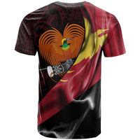 Papua New Guinea T Shirt Port Moresby PNG Flag Of Silk Style - Polynesian Pride