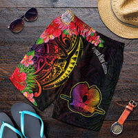 Papua New Guinea Men's Shorts - Tropical Hippie Style - Polynesian Pride