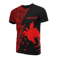 Papua New Guinea Custom T Shirt Polynesian Pattern Red Style Unisex Red - Polynesian Pride