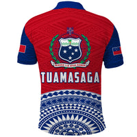 Tuamasaga Samoa Polo Shirt Polynesian Pattern LT13 - Polynesian Pride