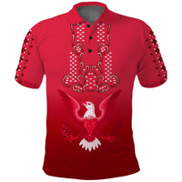Custom Philippines Polo Shirt Sun Filipino Red Barong LT13 Red - Polynesian Pride