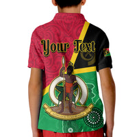 Custom Vanuatu Polo Shirt Aboriginal Turtle Mix Sand Drawing LT13 - Polynesian Pride