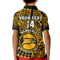 (Custom Text and Number) Hawaii Polo Shirt Nanakuli High and Intermediate School Tribal Kakau LT14 - Polynesian Pride
