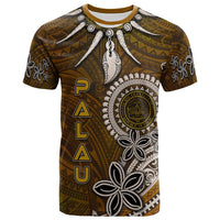 Palau T Shirt Polynesian Boar Tusk Unisex Brown - Polynesian Pride