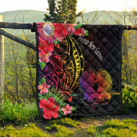 Papua New Guinea Premium Quilt - Tropical Hippie Style - Polynesian Pride