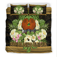 Papua New Guinea Bedding Set - Polynesian Gold Patterns Collection - Polynesian Pride