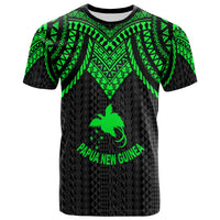Papua New Guinea T Shirt Polynesian Armor Style Green Unisex Art - Polynesian Pride