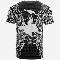 Papua New Guinea All T Shirt Papua New Guinea Flag Map Polynesian Tattoo White Black - Polynesian Pride