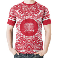 Papua New Guinea All T Shirt Papua New Guinea Coat Of Arms Polynesian Flag Color - Polynesian Pride